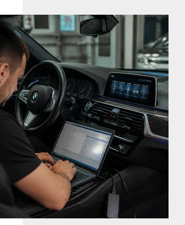 Русификация мультимедиа BMW для авто под ключ в Новомосковске