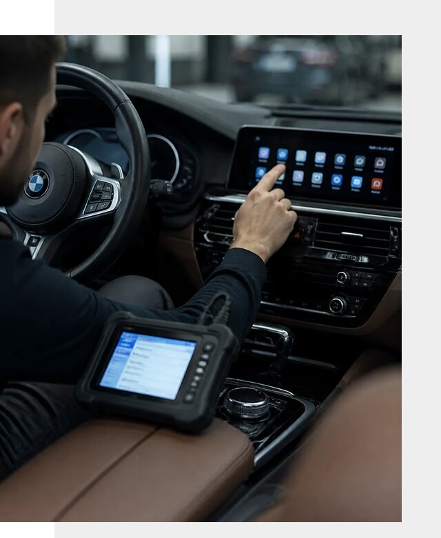 Установка приложений и мультимедиа сервисов BMW в Новомосковске