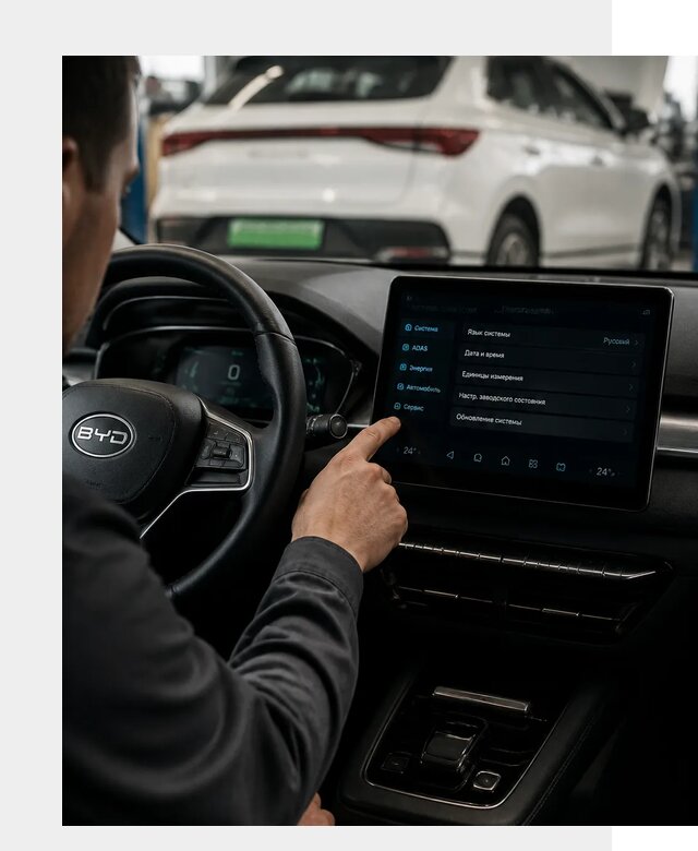 Русификация BYD E2 в Новомосковске от 15384 р. | ФастМобиль-Нвм под ключ