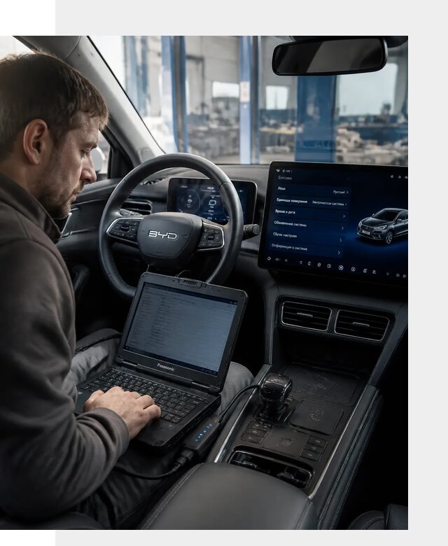 Русификация BYD Song Champion для авто под ключ в Новомосковске