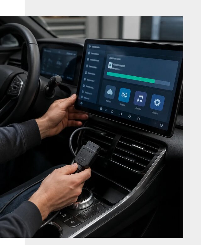 Установка приложений BYD для автомобиля под ключ в Новомосковске