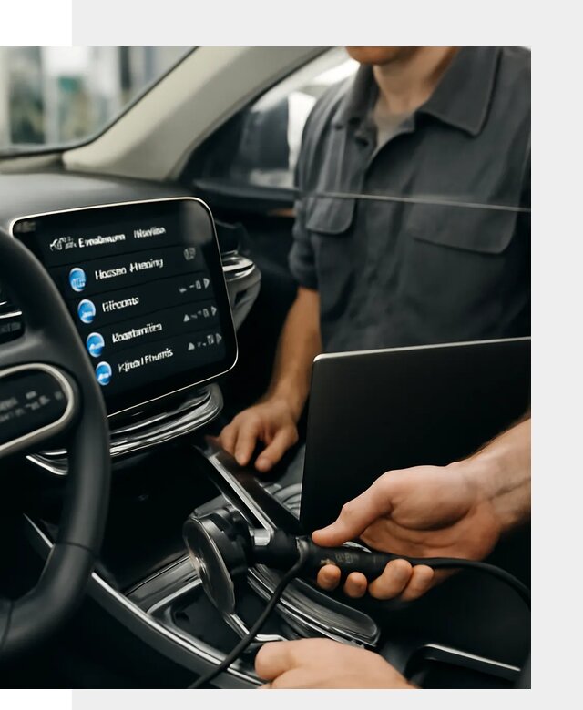 Установка приложений Geely для мультимедиа автомобиля в Новомосковске