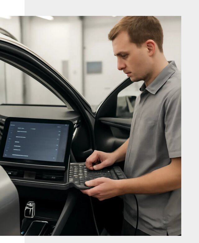 Русификация мультимедиа автомобилей Lynk Co в Новомосковске