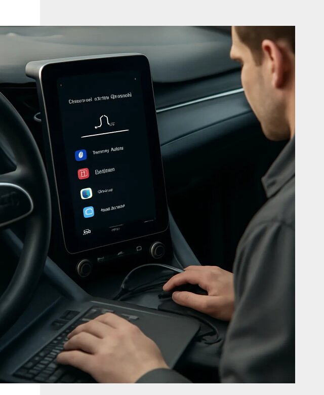 Установка приложений Lynk Co на автомобиль в Новомосковске