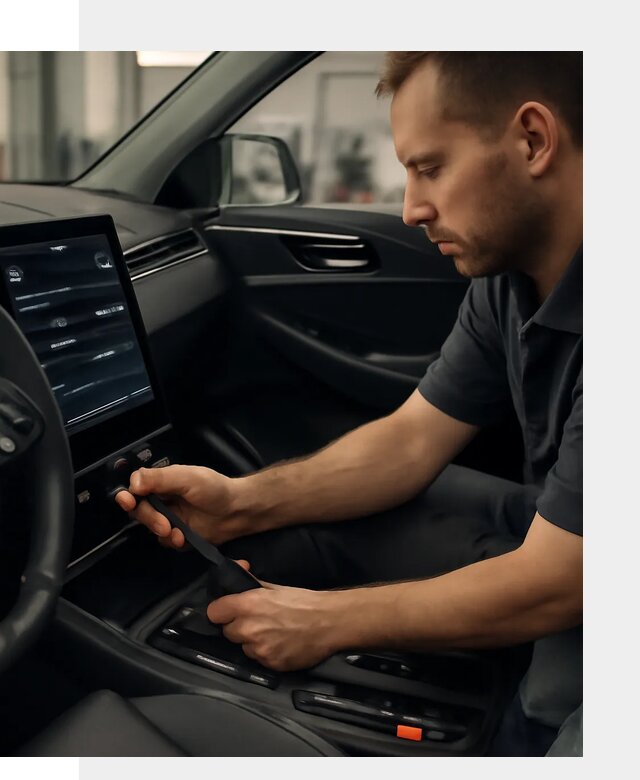 Восстановление автомобиля после русификации в Новомосковске