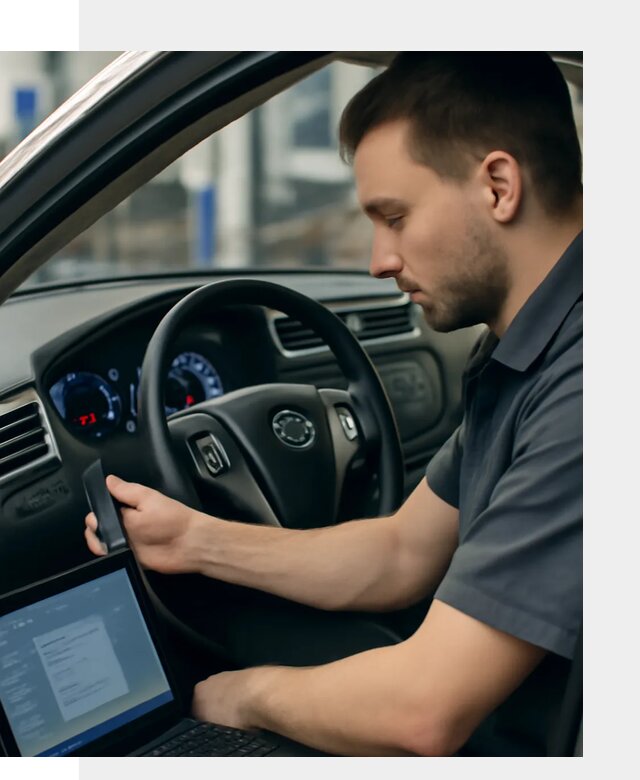 Русификация приборной панели Nissan для авто в Новомосковске